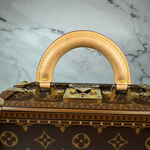 Louis Vuitton Petite Valise Trunk Bag Monogram LV box Purse Crossbody/Tote - Picture 6 of 16